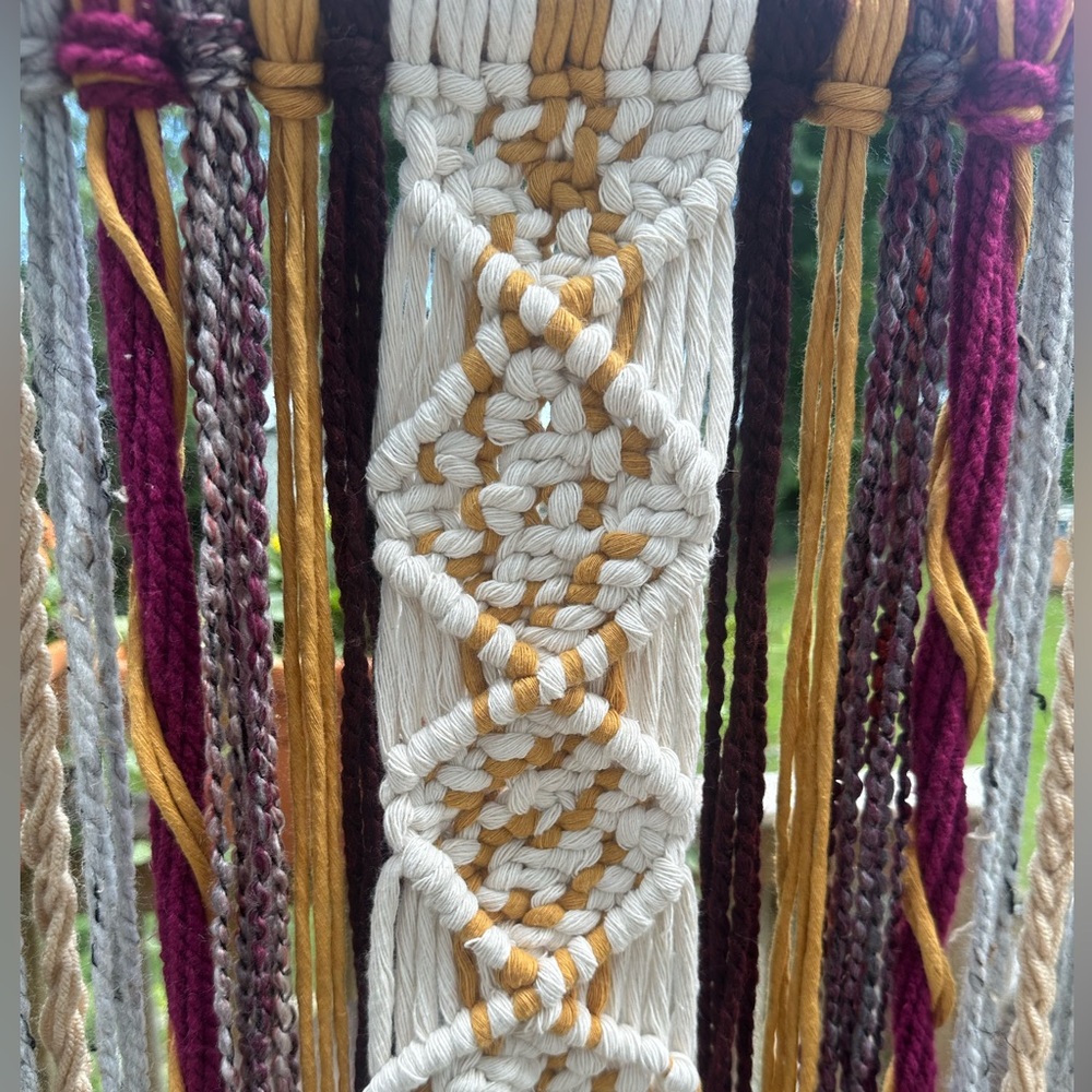 Macrame Wall Hanging. Handmade by me.